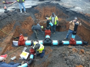 Potable Water Pipe Installation